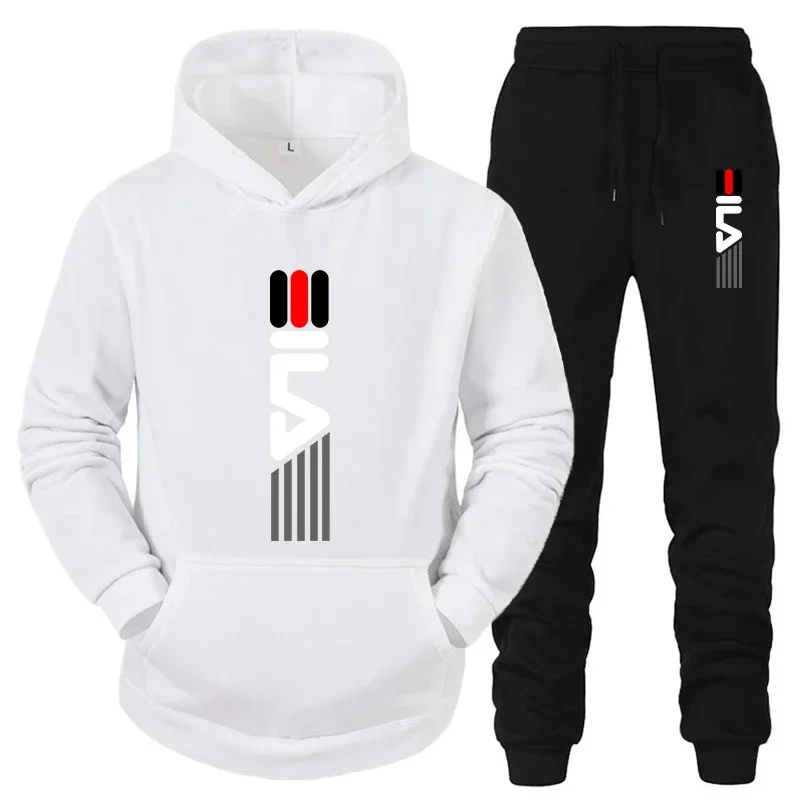 Winter Clothes - Erkek Eşofman Kapşonlu Sweatshirt + Eşofman