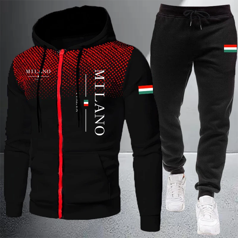Winter Cloth - 2026 High-end Erkek Giysileri Fermuarlı Kapşonlu