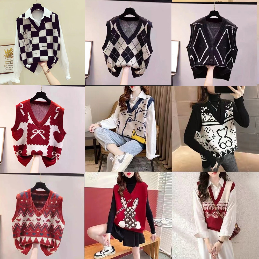Winter Clothing Label - Marka kadın Örme Yelek Tank Top