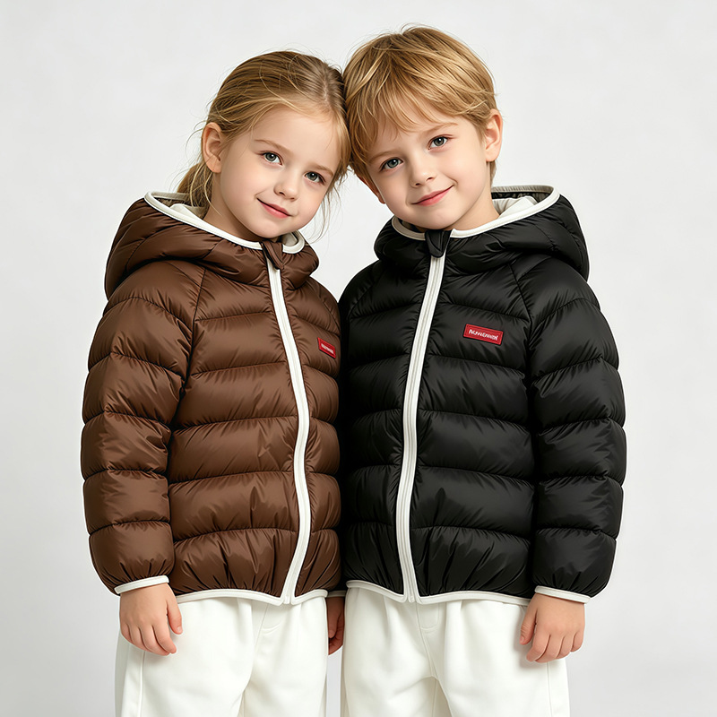 Winter Clothing Baby Boy - Yeni Ceket Kapüşonlu Çocuk Erkek Kız