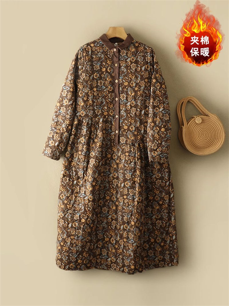 Winter Clothing Label - High-End etiket kadın giyim kalınlaşmış pamuk