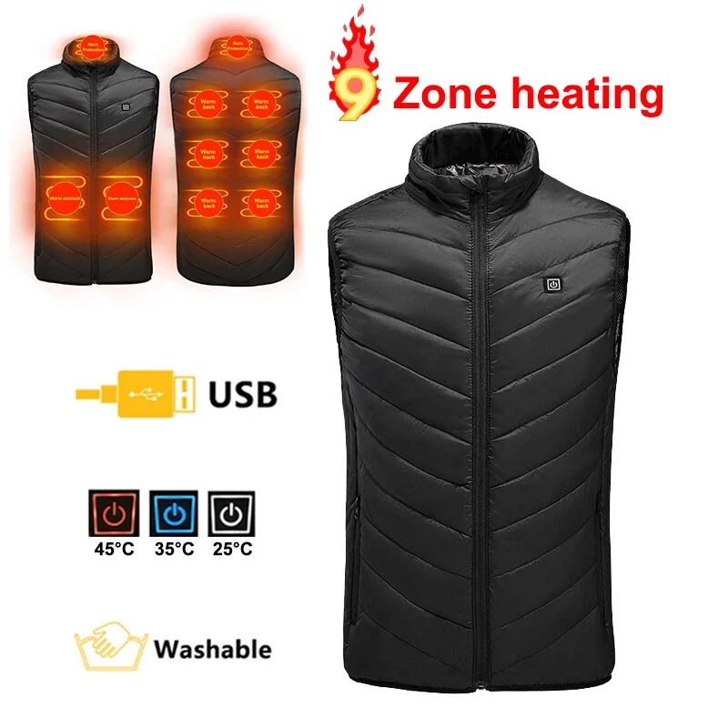Winter Under Clothing - PHMAX Isıtmalı Yelek Kış Sıcak Yürüyüş