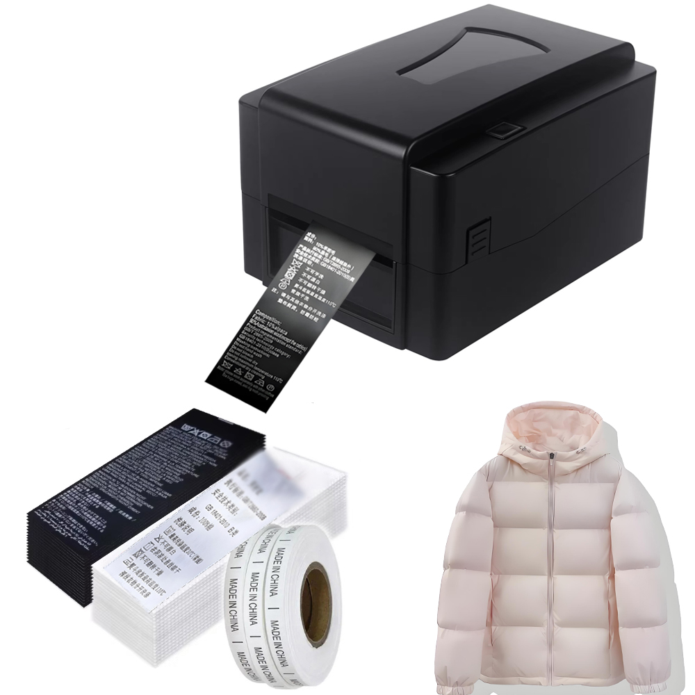Winter Clothing Label - Etiket Yazıcı Ribon Makinesi Termal Transfer