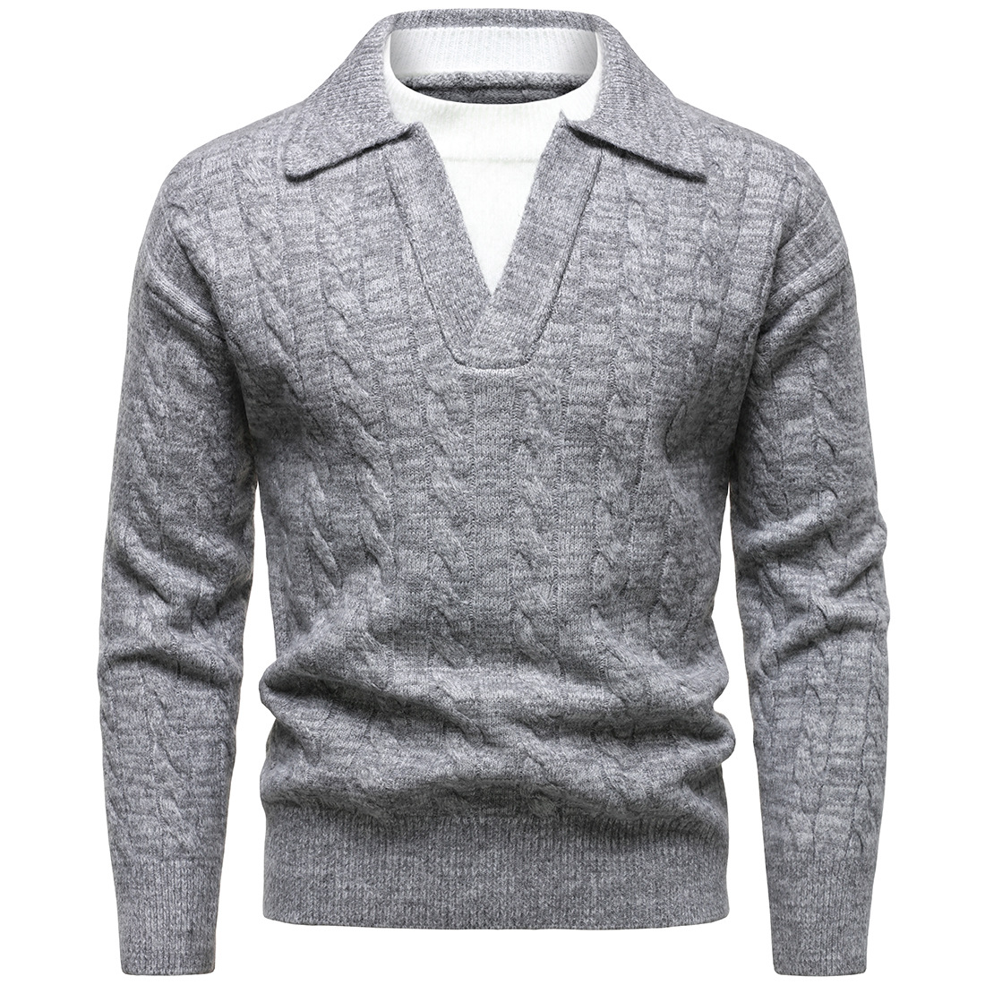 İngiliz Tarzı Henry V Yaka Kaz - Wool Blend Coat incelemesi ve fiyatı