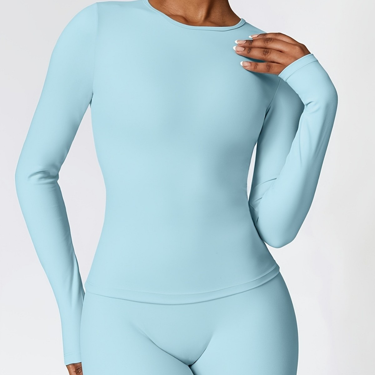 Dar kesim yoga kıyafeti ince u - Winter Clothing Outdoor incelemesi ve fiyatı