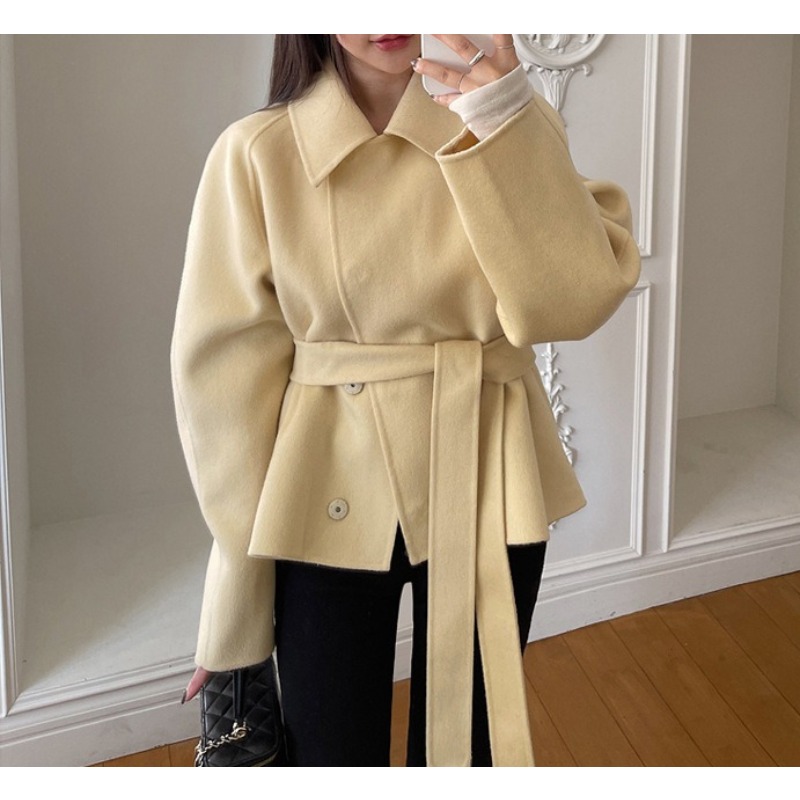 2025 Kışlık Kadınlar İçin Bel  - Wool Blend Coat incelemesi ve fiyatı