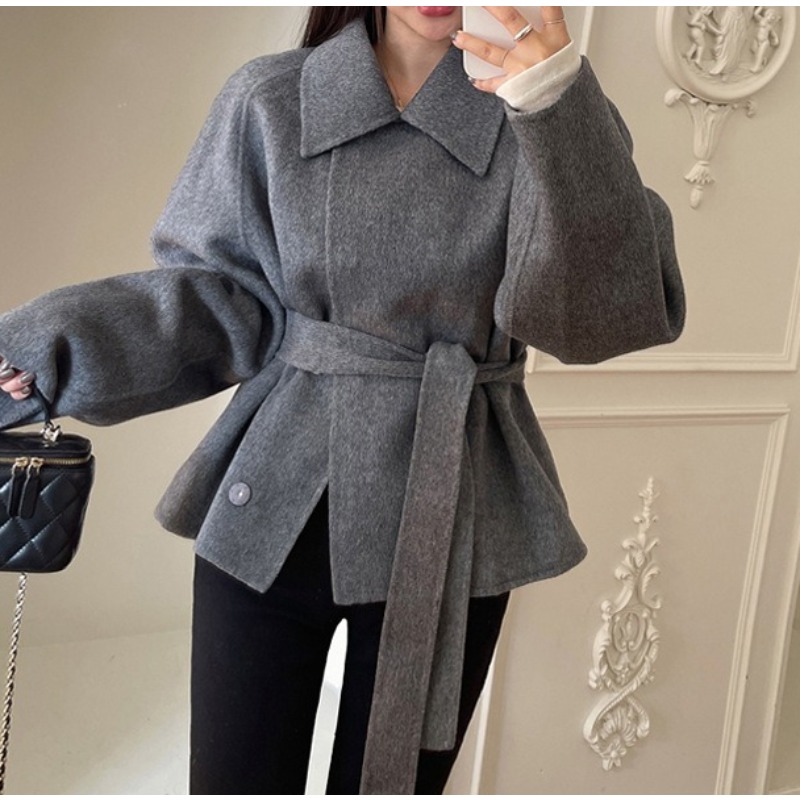 2025 Kışlık Kadınlar İçin Bel  - Wool Blend Coat incelemesi ve fiyatı