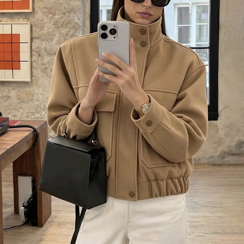 Minimalist Kadın Pilot Ceket D - Wool Blend Coat incelemesi ve fiyatı