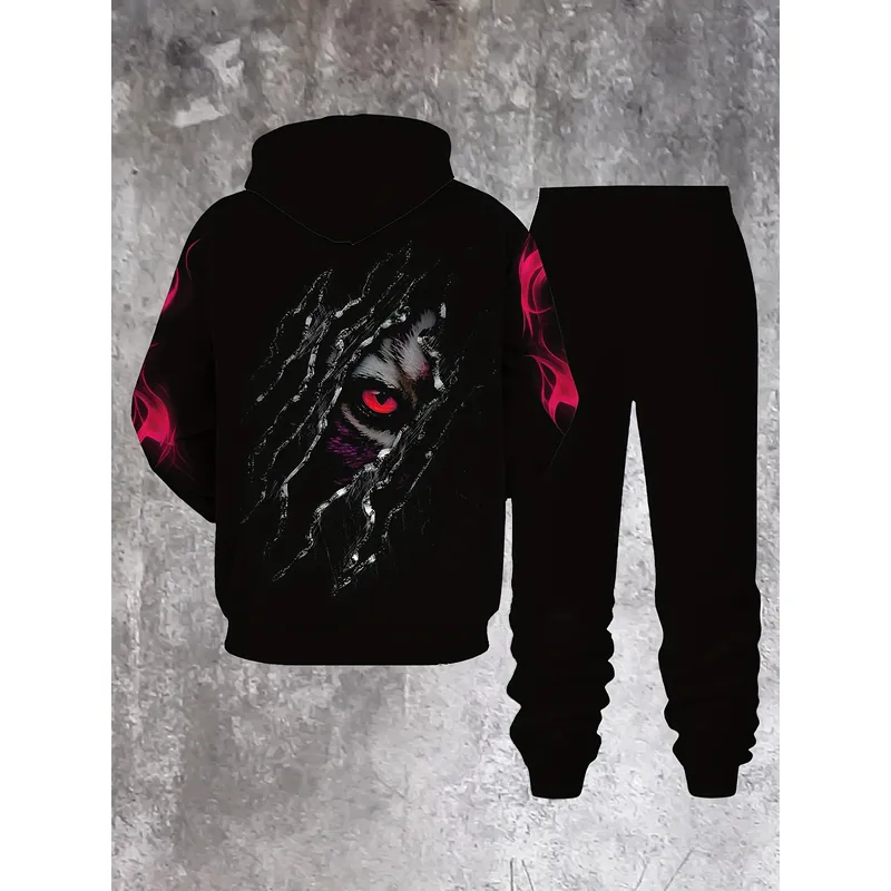 2026 Erkek 3D Kaplan Baskılı K - Winter Clothing Outdoor incelemesi ve fiyatı